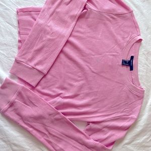 Forever 21 Raw Cut Long Sleeved top